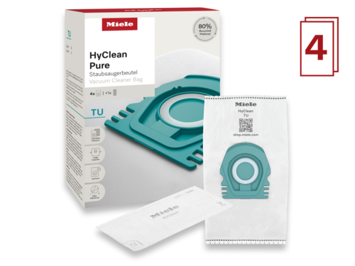 Мешки-пылесборники HyClean Pure TU Miele купить в #REGION_NAME_DECLINE_PP# | Всегда в наличии! | Артикул 12557060 | Официальный сайт