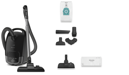 Миле Пылесос Guard S1 Basis STAF0 черный обсидиан Miele