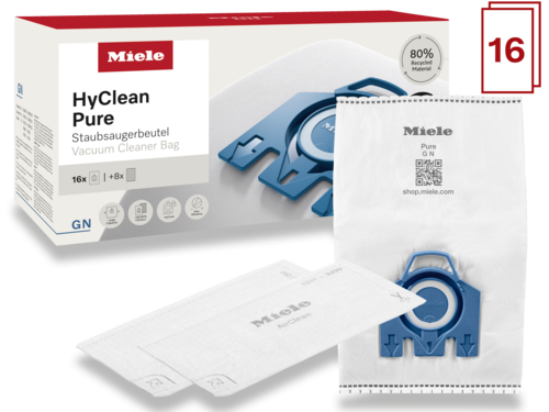 Комплект мешков-пылесборников HyClean Pure GN XXL Miele купить в #REGION_NAME_DECLINE_PP# | Всегда в наличии! | Артикул 12498270 | Официальный сайт