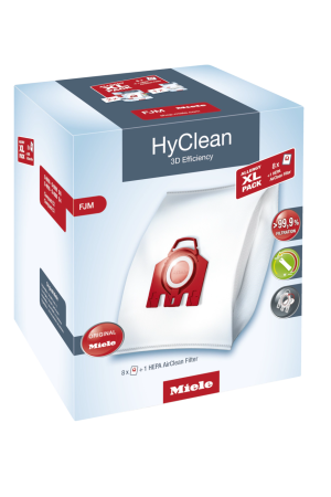 Комплект мешков пылесборников Allergy XL Pack 2 HyClean FJM + фильтр HA 50 Miele купить в Белгороде | Всегда в наличии! | Артикул 10632910 | Официальный сайт