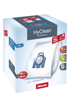 Комплект мешков пылесборников Allergy XL Pack 2 HyClean GN + фильтр HA 50 Miele купить в Белгороде | Всегда в наличии! | Артикул 10632880 | Официальный сайт