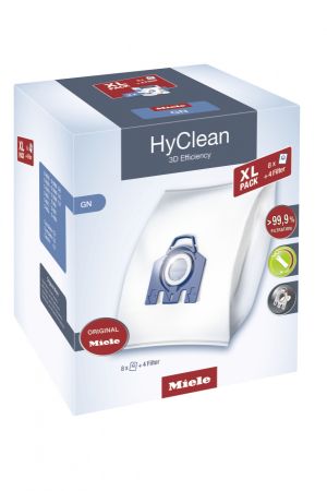 Комплект мешков пылесборников XL GN HyClean 3D Miele купить в Белгороде | Всегда в наличии! | Артикул 10455000 | Официальный сайт